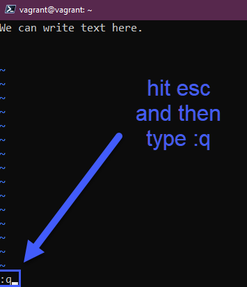 vim quit